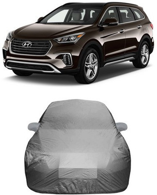 SnehaSales Car Cover For Hyundai SantaFe (With Mirror Pockets)(Grey)