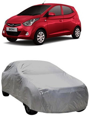 AAMANG Car Cover For Hyundai Eon (Without Mirror Pockets)(Grey)