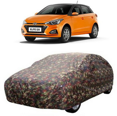 AAMANG Car Cover For Hyundai Elite i20 (Without Mirror Pockets)(Multicolor)