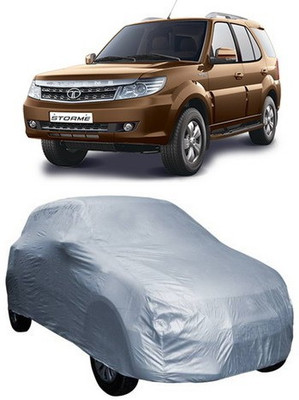 MSR STORE Car Cover For Tata Safari Storme (Without Mirror Pockets)(Silver)