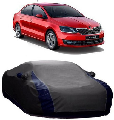 CLASS ONE Car Cover For Skoda Rapid (With Mirror Pockets)(Grey)