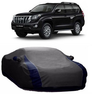 AASDEE Car Cover For Toyota Land Cruiser Prado (With Mirror Pockets)(Grey)