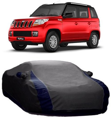 AAMANG Car Cover For Mahindra TUV300 (With Mirror Pockets)(Grey)