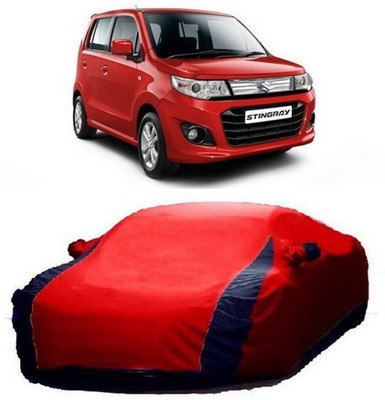 XGuard Car Cover For Maruti Suzuki WagonR Stingray (With Mirror Pockets)(Red)