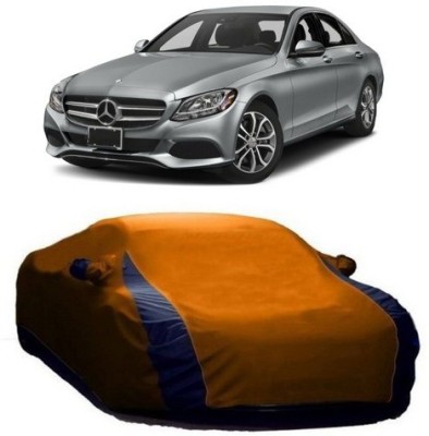 AAMANG Car Cover For Mercedes Benz C-Class (With Mirror Pockets)(Orange)