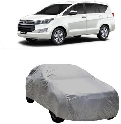 HDSERVICES Car Cover For Toyota Innova Crysta (Without Mirror Pockets)(Grey)