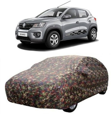 MSR STORE Car Cover For Renault Kwid (With Mirror Pockets)(Multicolor)