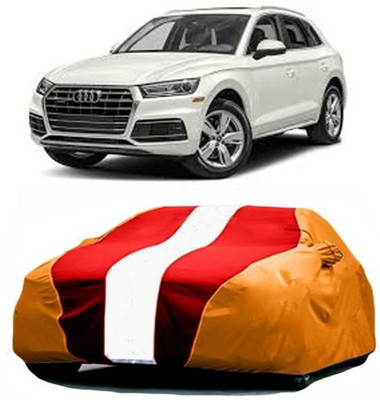 AASDEE Car Cover For Mercedes Benz E250 (With Mirror Pockets)(Red, Orange)