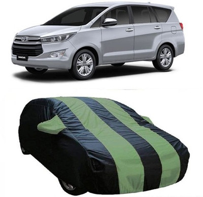 ONETRACK Car Cover For Toyota Innova (With Mirror Pockets)(Green, Black)