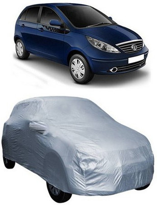 AAMANG Car Cover For Tata Vista (With Mirror Pockets)(Silver)