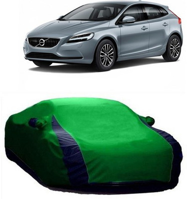 HDSERVICES Car Cover For Volvo V40 (With Mirror Pockets)(Green)
