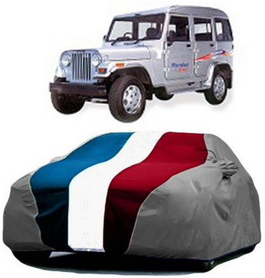 SnehaSales Car Cover For Mahindra Marshal (With Mirror Pockets)(Red, Blue, Grey)