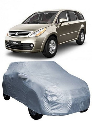MSR STORE Car Cover For Tata Aria (With Mirror Pockets)(Silver)