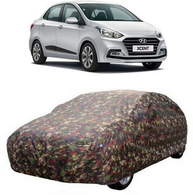 MSR STORE Car Cover For Hyundai Xcent (Without Mirror Pockets)(Multicolor)