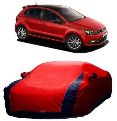XGuard Car Cover For Volkswagen Polo GT (With Mirror Pockets)(Red)