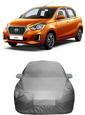 CLASS ONE Car Cover For Datsun Go (With Mirror Pockets)(Grey)