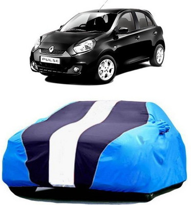 AASDEE Car Cover For Renault Pulse (With Mirror Pockets)(Blue)