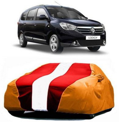 XGuard Car Cover For Renault Lodgy (With Mirror Pockets)(Red, Orange)