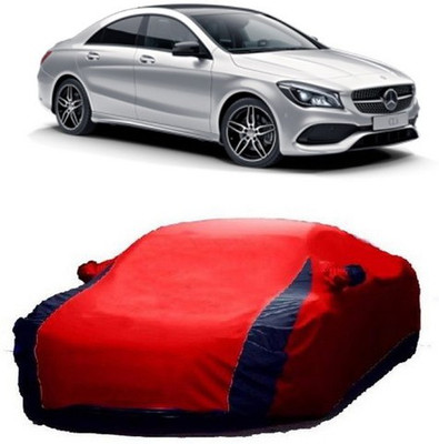 HDSERVICES Car Cover For Mercedes Benz CLA (With Mirror Pockets)(Red)