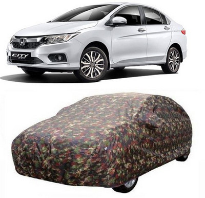 MSR STORE Car Cover For Honda City ZX (With Mirror Pockets)(Multicolor)