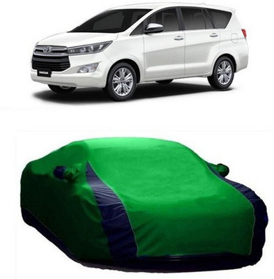 AASDEE Car Cover For Toyota Innova Crysta (With Mirror Pockets)(Green)