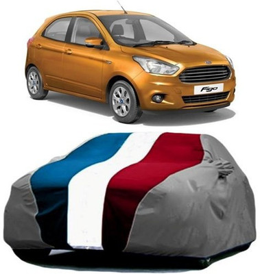 MSR STORE Car Cover For Ford Figo (With Mirror Pockets)(Red, Blue, Grey)