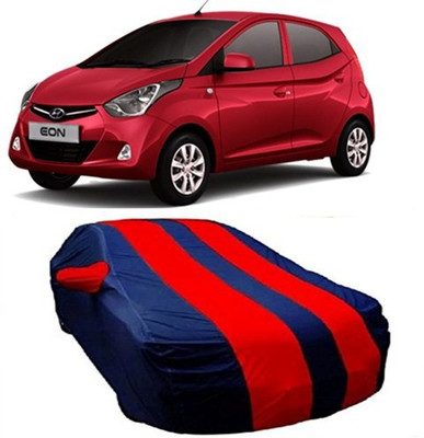 MSR STORE Car Cover For Hyundai Eon (With Mirror Pockets)(Red)