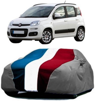 MSR STORE Car Cover For Fiat Panda (With Mirror Pockets)(Red, Blue, Grey)