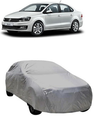 AAMANG Car Cover For Volkswagen Vento (Without Mirror Pockets)(Grey)