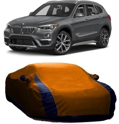 HDSERVICES Car Cover For BMW X1 (With Mirror Pockets)(Orange)