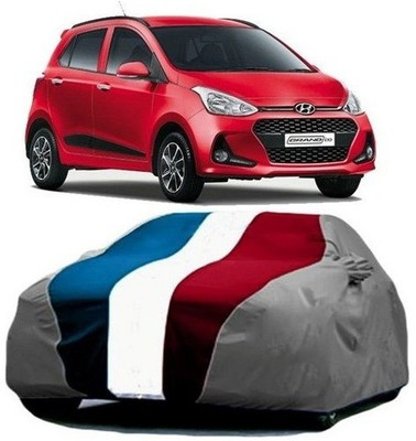 XGuard Car Cover For Hyundai Grand i10 (With Mirror Pockets)(Red, Blue, Grey)