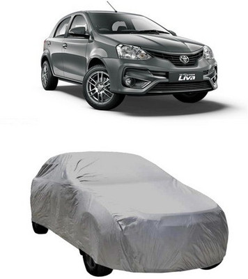 MSR STORE Car Cover For Toyota Etios Liva (Without Mirror Pockets)(Grey)