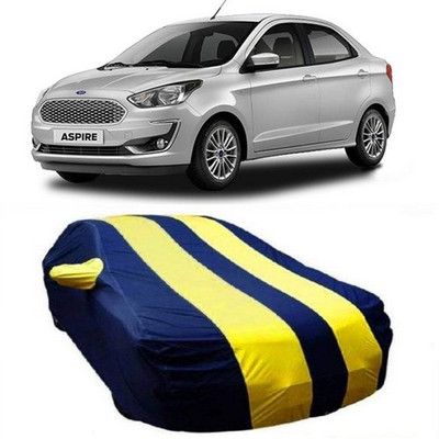 AASDEE Car Cover For Ford Figo Aspire (With Mirror Pockets)(Yellow)