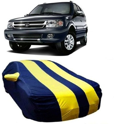 AAMANG Car Cover For Tata Safari Dicor (With Mirror Pockets)(Yellow)