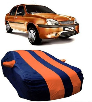 AASDEE Car Cover For Ford Ikon (With Mirror Pockets)(Orange)
