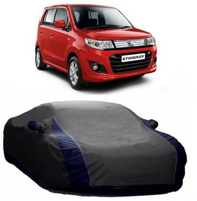 AAMANG Car Cover For Maruti Suzuki WagonR Stingray (With Mirror Pockets)(Grey)