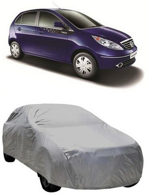 XGuard Car Cover For Tata Vista Tech (Without Mirror Pockets)(Grey)