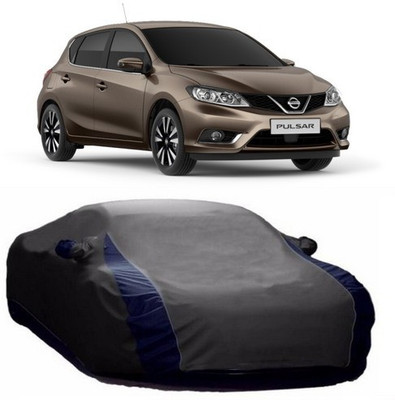 VIRMANG Car Cover For Nissan Pulsar (With Mirror Pockets)(Grey)