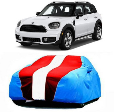 MSR STORE Car Cover For BMW Countryman Coupe (With Mirror Pockets)(Blue, Red)