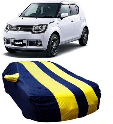 MSR STORE Car Cover For Maruti Suzuki Ignis (With Mirror Pockets)(Yellow)