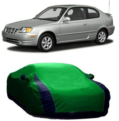 XGuard Car Cover For Hyundai Accent (With Mirror Pockets)(Green)