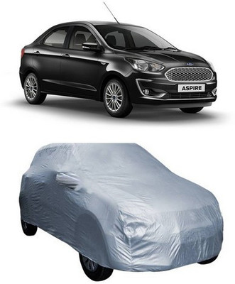 AASDEE Car Cover For Ford Figo Aspire (With Mirror Pockets)(Silver)