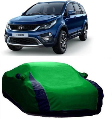 XGuard Car Cover For Tata Hexa (With Mirror Pockets)(Green)