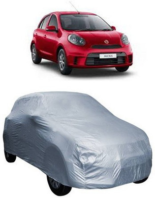 AAMANG Car Cover For Nissan Micra (Without Mirror Pockets)(Silver)
