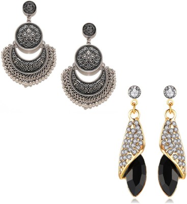 YouBella Stylish Party wear Jewellery Alloy Earring Set