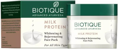 BIOTIQUE milk protein whitening face pack 75gm(75 g)