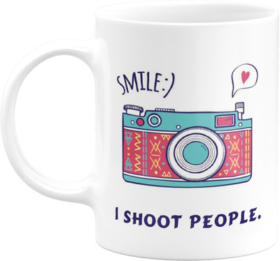 Flair Print FPM152 Printed Ceramic Coffee Mug(350 ml)