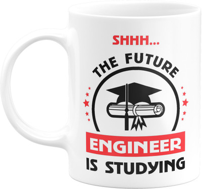 Flair Print FPM184 Printed Ceramic Coffee Mug(350 ml)