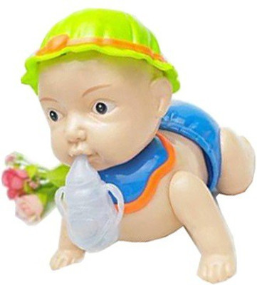Mahi Zone Best The Best Runing and Weeping Baby Crawling Toy A6 for little babies.(Multicolor)