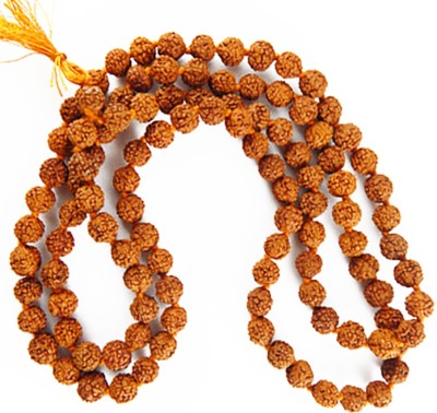 Bansiwal Rudraksha Japa Beads Mala 5 mm 108+1 for Men Women Boys and Girls Wood Necklace